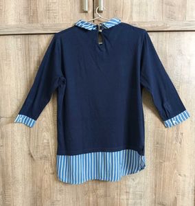 NAVY BLUE TOP