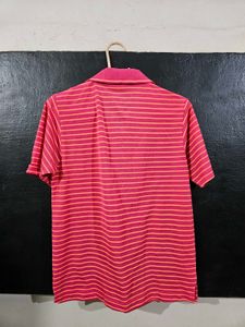 Women&#39;s Striped Polo T-Shirt – Half Sleeve