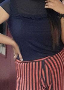 NAVY BLUE TOP