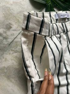 MANGO Basics Striped Pants