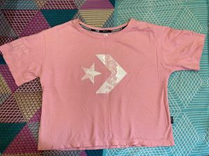 Converse crop top