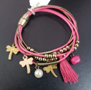 Pink Charm Bracelet