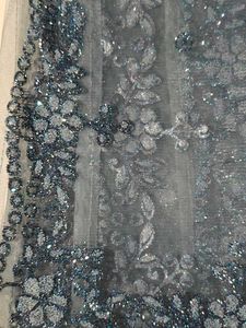 Sky Blue Glitter Work Lehenga with Blouse a