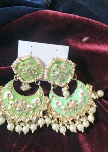Green Earrings