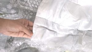 Elegant Silver Lehenga Choli Set