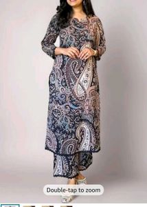 Elegant Paisley Print Kurta pant size s
