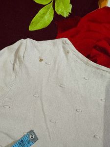 Winter Cream Color Top