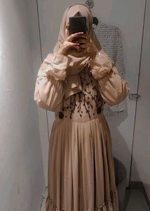 Elegant Beige Maxi Dress