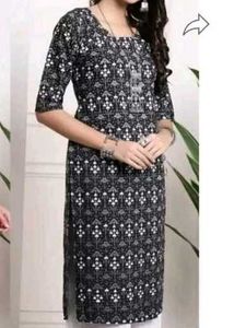 Black Colour Beautiful Kurti