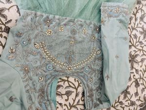 Elegant Mint Green Tulle Dress