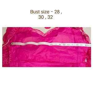 Pink Bandhani Ethnic Gown