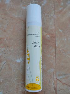 Unsweetened Beauty Clear Days Sunscreen For All Skin Types SPF50 PA++++