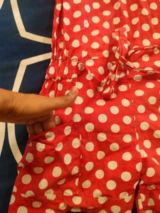 Cute Polka Dot Romper