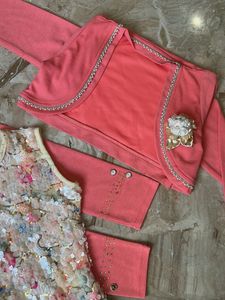 Girls' Dress and Jacket Set
