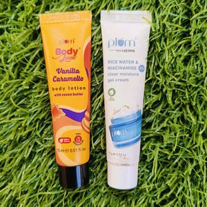 Plum Moisture Gel Cream And Body Lotion