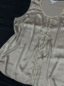 Silk Lace Top🤎
