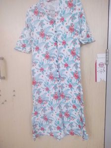 Floral Print Kurta