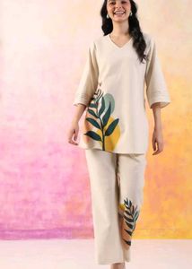 Cotton Cord Set Plus Size Available