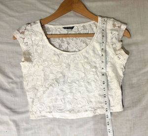 Beautiful Imported Lace Crop Top