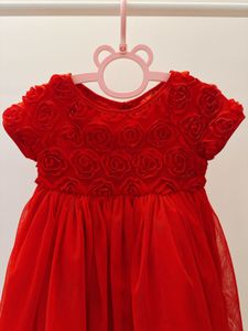Red Rose Girls Dress