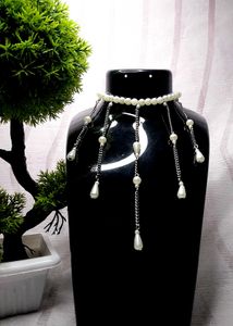 Korean Style Pearl Drop Necklace | Bold &amp; Asthetis
