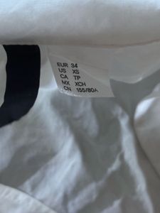 Y2K Cropped White Shirt
