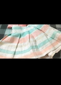 Girls&#39; Striped Skirt Set