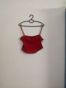 Red Camisole Top