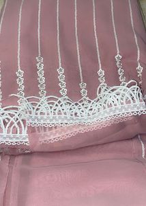 Embroidered Pink Suit