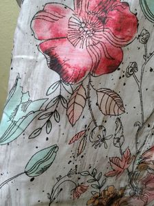 White Floral Kurtha