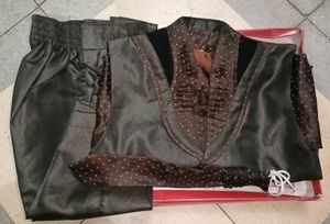 Brown Three Piece Shoot Br Boy 1 To 2 Years