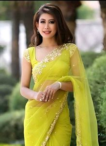 Elegant Yellow Saree
