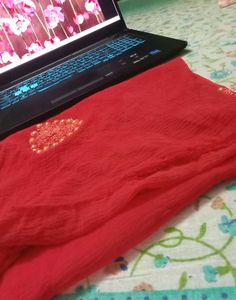 Red  Dupatta
