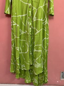 Women printed flared kurta
