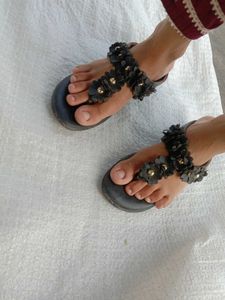 Floral Thong Sandals