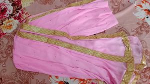 Pink Embellished Dupatta