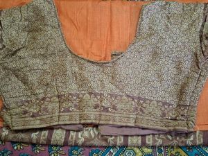 Tusser Silk Saree With Blouse