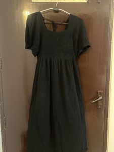 Black Cotton Dress