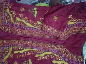 Elegant White &amp; Gold Skirt