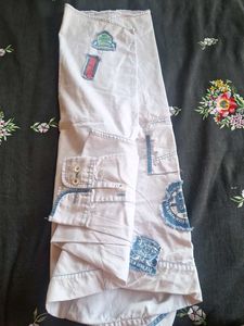 Full White Stylish Shirt 46 Size