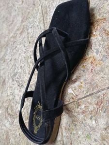 Elegant Black Strappy Sandals