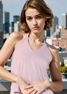 Stylish pink halter top size - M/L both