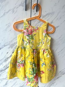 Ralph Lauren Floral Yellow Dress