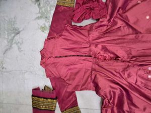 Front Open anarkali Jacket With Inner