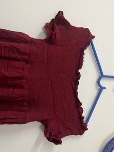 Off Shoulder Flowy Dress