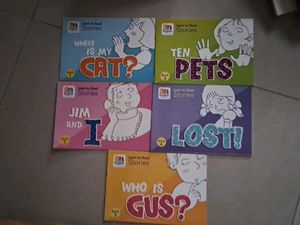 5 Learn to Read Stories Books