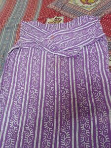Purple &amp; White Printed Tunic