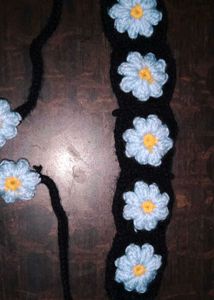 Crochet Flower Hair Accessories