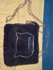 Fuzzy Cat Handbag