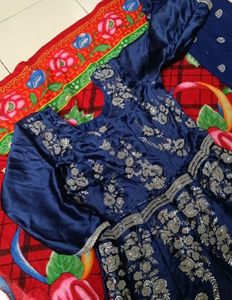 Sequin Anarkali Dress